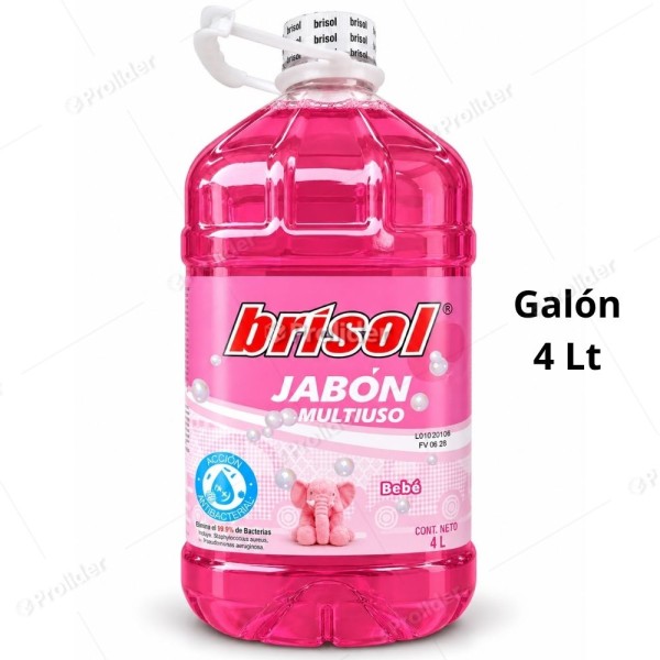 Jabón Líquido Brisol Galón 4 Litros Bebé