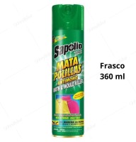 Insecticida En Spray Sapolio Frasco 360 ml Mata Polillas para Ropa Verde