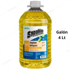 Sacagrasa Sapolio Galón 4 Litros Limón