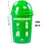 Papelera Vaivén Reyplast Cosmos Redondo N°80 de 60 Litros Verde (Aprovechables)