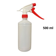 Pulverizador Completo Frasco Blanco 500 ml Cabezal Punta Redonda