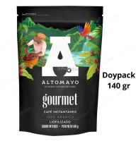 Café Instantáneo Altomayo Gourmet Doypack 140 gr Negro