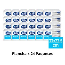 Servilletas Blancas Elite Dobladas en 4 x 24 Paquetes de 100 unidades (33 x 22.5 cm) 360976