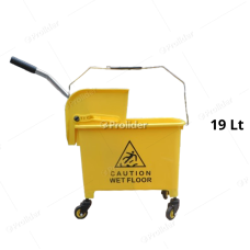 Carrito Balde Exprimidor Amarillo Ebriel Balde 19 Litros