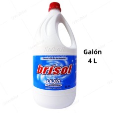 Lejía Brisol Concentración 5 % Galón 3.8 Litros