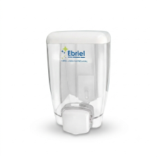 Dispensador Jabón Líquido/ Alcohol Gel Ebriel 1 Litro Transparente Modelo Trapecio
