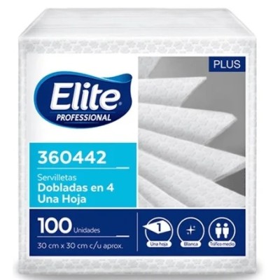 Servilletas Dobladas en 4