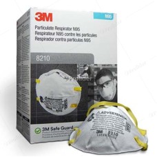 Caja Mascarilla 3M N95 Cod. 8210 Blanco x 20 unidades