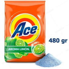 Detergente en Polvo Ace Regular Bolsa 480 gr