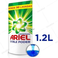 Detergente Líquido Ariel Doble Poder Sachet 1.2 Litros