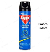 Insecticida En Spray Baygon Frasco 360 Cc (Azul) Moscas