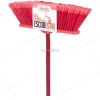 Escoba de Plástico Hude Escobestia Ancho 44 cm Rojo