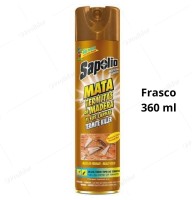 Insecticida En Spray Sapolio Frasco 360 ml Mata Polillas de Madera Termitas