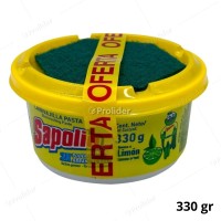 Lavavajilla En Pasta Sapolio Limón Pote 330 gr x 1 unidad