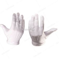 Guantes de Tela Blancos Algodón Genérico