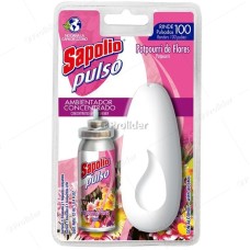 Ambientador Pulso Sapolio Completo 12 ml Potpurri de Flores