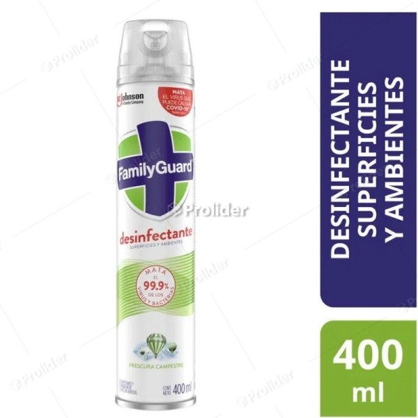 Desinfectante En Spray Oust Family Guard Spray 400 ml Campestre
