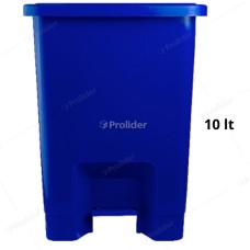 Papelera Con Pedal Basa N° 1 de 10 Litros Azul Altura 34 cm