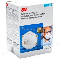 Caja Mascarilla 3M N95 Cod. 8511 con Válvula x 10 unidades