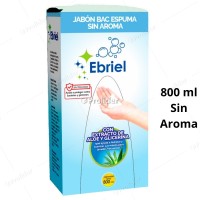 Jabón Espuma Ebriel Recarga Sachet 800 ml Sin Aroma