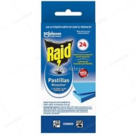 Repuesto Insecticida Eléctrico Raid Paquete x 24 Pastillas