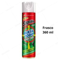 Insecticida En Spray Sapolio Frasco 360 ml Matatodo