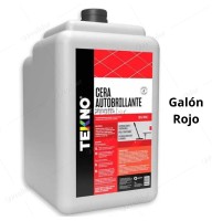 Cera Autobrillante Tekno Galón 3785 ml Rojo