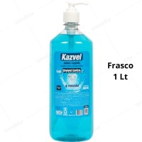 Jabón Líquido Kaz Antibacterial Frasco 1 Litro con Dispensador Bouquet
