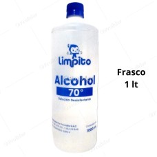 Alcohol 70° Limpito Frasco 1 Litro