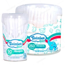 Hisopos Tuinies Frasco 250 unidades + Frasco 50 unidades