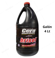 Cera Autobrillante Brisol Galón 3.8 Litros Negro