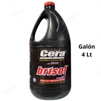 Cera Autobrillante Brisol Galón 3.8 Litros Negro