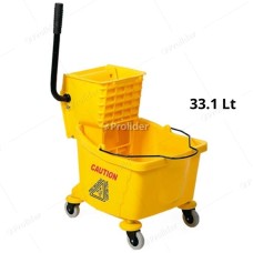 Carrito Balde Exprimidor Rubbermaid 33.1 lt Amarillo