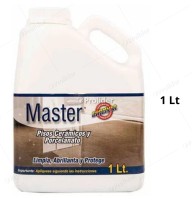 Limpiador Pisos Ceramicos Y Porcelanatos Master Frasco 1 Litro