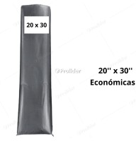 Bolsas Plásticas Negras económicas Termicas / 20 x 30 / 100 unidades
