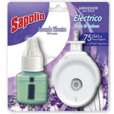 Ambientador Eléctrico Sapolio Completo 40 ml Lavanda
