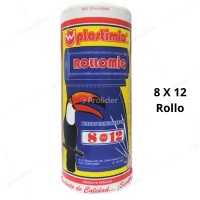 Bolsas Plásticas Transparentes en Rollo / 8 x 12 / 100 unidades