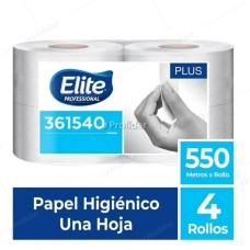 Papel Higiénico Jumbo Elite 550 Metros Paquete x 4 Rollos