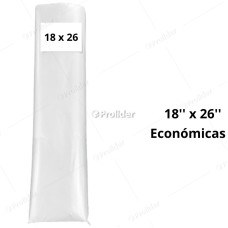 Bolsas Plásticas Blancas económicas Termicas / 18 x 26 / 100 unidades