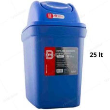 Papelera Vaivén Basa Bodeguita 25 Litros Sin Logo Azul