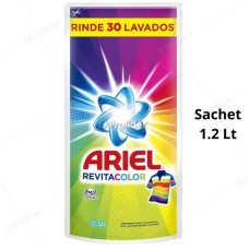 Detergente Liquido Ariel Revitacolor Sachet 1.2 lt