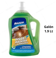 Limpiador de Mantenimiento Pisos de Madera Y Laminados Binner Frasco 1.9 Litros
