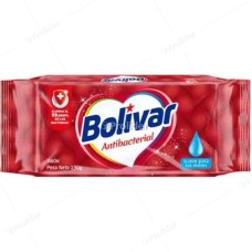 Jabón En Barra Bolivar 190 gr Antibacterial (Rojo)