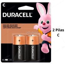 Pilas Duracell C Paquete x 2 unidades