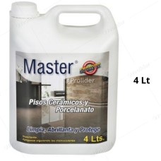 Limpiador Pisos Ceramicos Y Porcelanatos Master Galón 4 Litros