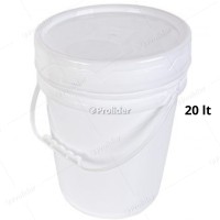 Balde Industrial 20 Litros Blanco Polinplast
