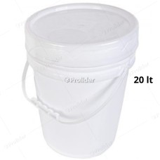 Balde Industrial 20 Litros Blanco Polinplast
