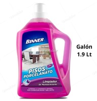 Limpiador de Mantenimiento Pisos de Porcelanato Binner Frasco 1.9 Litros