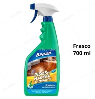 Limpiador de Mantenimiento Pisos de Madera Y Laminados Binner Frasco 700 ml