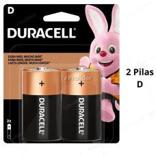 Pilas Duracell D Paquete x 2 unidades